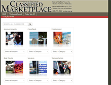 Tablet Screenshot of classifieds.journalrecord.com