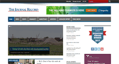Desktop Screenshot of journalrecord.com