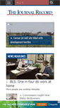 Mobile Screenshot of journalrecord.com